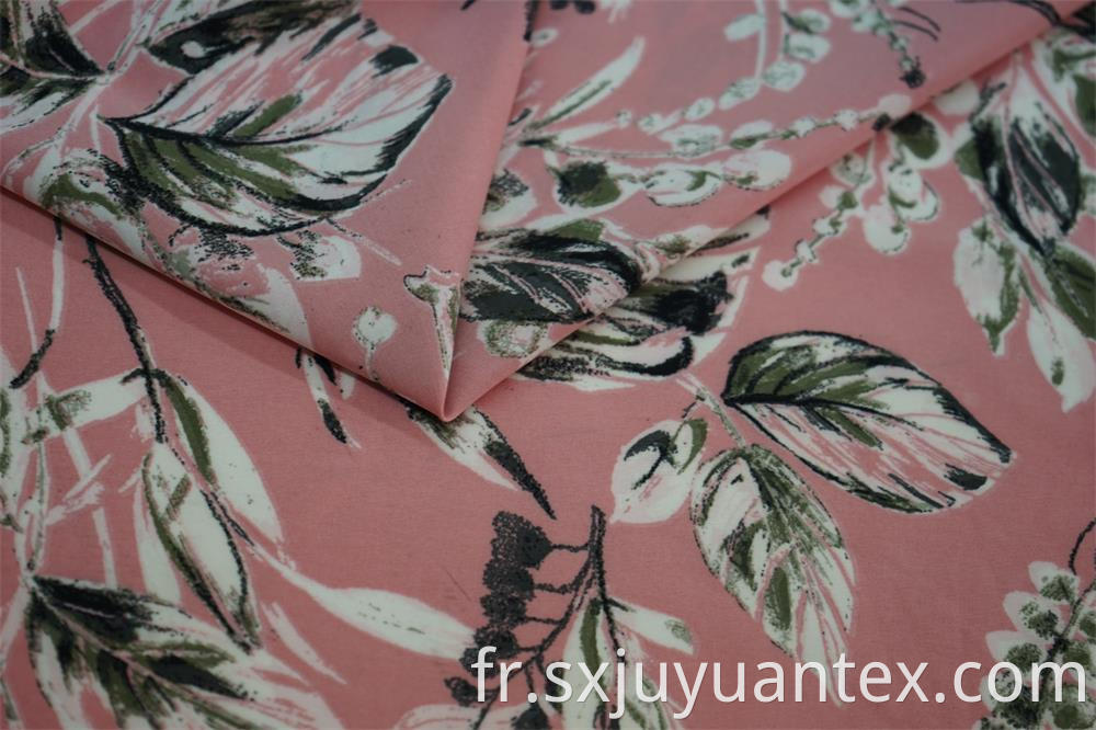 Spandex Plain Weave Print Fabric